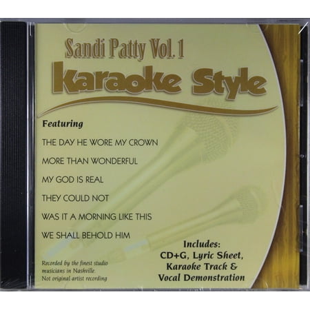 Sandi Patty Volume 1 Daywind Christian Karaoke Style NEW CD+G 6 Songs
