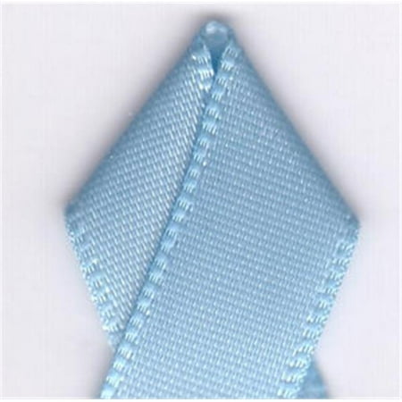 Colorado Topaz Satin - Papilion R07430209030820YD .38 in. Single-Face Satin Ribbon 20 Yards - Blue Topaz