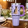 thumbnail image 2 of German Shepherd Gift for Dog Owner,40oz German Shepherd Tumbler with Handle Insulated Reusable Stainless Steel Travel Water Bottle (Color 1), 2 of 6