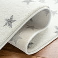 thumbnail image 6 of SAFAVIEH Carousel Kids Moon in the Stars Runner Rug, Ivory/Gray, 2'3" x 6', 6 of 12