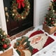 thumbnail image 1 of Alfombra de Baño de Diatomeas de Papá Noel con Imitación de Punto | Felpudo Navideño de Poliéster Antideslizante | Alfombra Decorativa Navideña | Decoración Suave, Duradera y Festiva para El Hogar, 1 of 6
