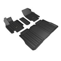 3D MAXpider Custom Fit Elitect Floor Mat (Black) Compatible with Tesla Cybertruck 2024-2026 - R1 R2