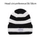 thumbnail image 2 of Gorros de lana para hombres y mujeres, gorro de punto grueso de dos colores con rayas verticales, tejido de dos colores para invierno, 2 of 6