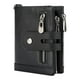 thumbnail image 5 of Monedero Qarigey para hombre moderno con cerrojo Negro 2piezas, 5 of 6