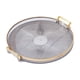 thumbnail image 2 of Uuiauoio Round Serving Tray, Elegant Round Tray with Gold Handle, Fruits Desserts Snacks Display Food Serving Tray, Decorative Platter for Vanity Bathroom Coffee Table, 2 of 6