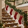 thumbnail image 4 of Hxlamzoo 26 Pcs Embroidered Letter Knitted Wool Christmas Stocking, Durable Festive Hanging Decor for Xmas Tree Fireplace Holiday Home Party Supplies, 4 of 5