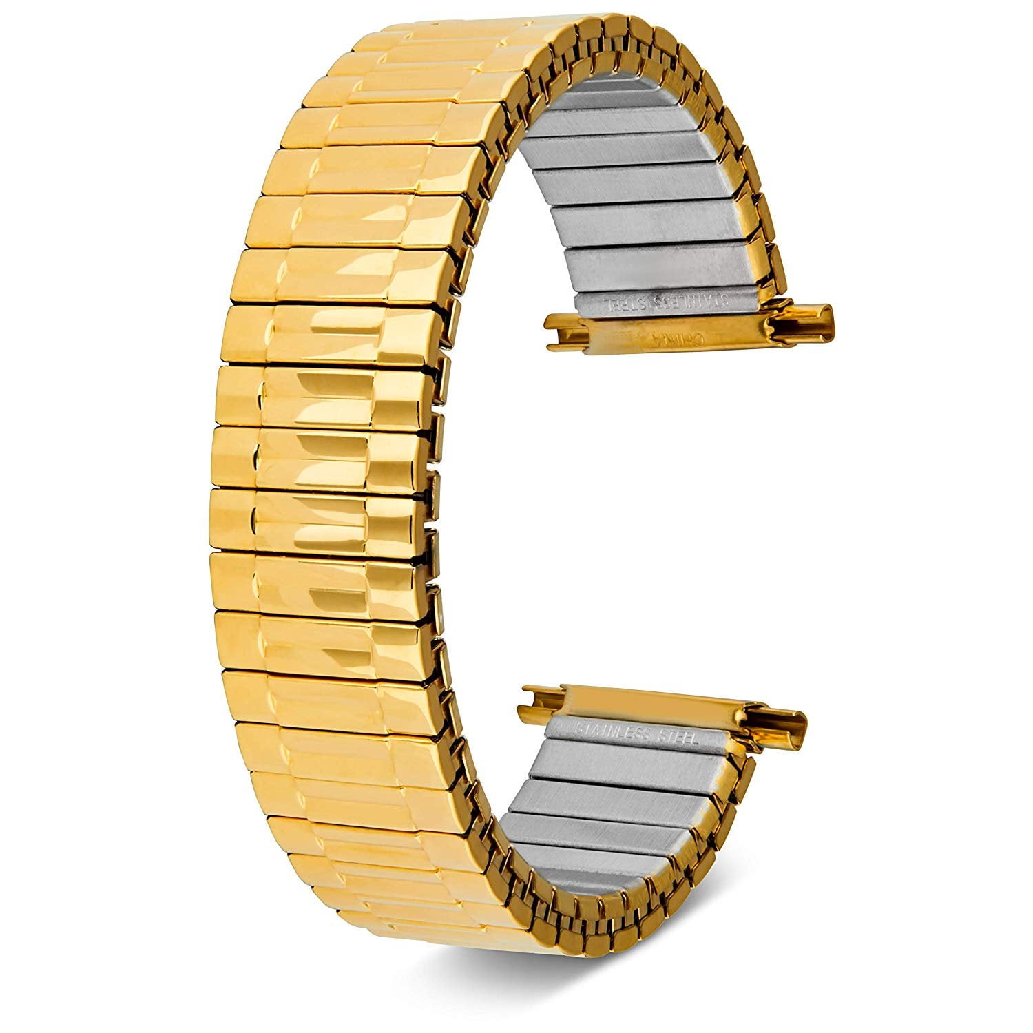 16-22mm, Mens Stretch Watch Band, Flex Radial Expansion Replacement ...