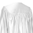 thumbnail image 4 of Endea Graduation Shiny White Graduation Gown, 4 of 8