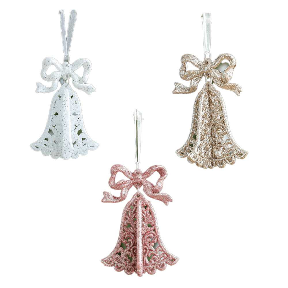 Christmas Glitter Decorations Christmas Tree Hanging Ornament for Xmas Tree Wedding Wreath Decor