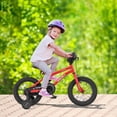 thumbnail image 2 of Costway 14-Inch Kid’s Bike for 3-5 Years Old with Adjustable Saddle & Anti-slip Handlebar Red, 2 of 9