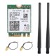 thumbnail image 4 of Adaptador Wifi Inalámbrico De Doble Banda Ax200Ngw 2974Mbps Wifi6 Con Antena 6Dbi De Alta Ganancia Ac68U Moyic EL007855-00, 4 of 6