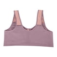 thumbnail image 6 of Tnhcen Everyday Bras for Women Ladies Comfortable No Steel Ring Breathable Gathering Front Opening Buckle Bra Woman Underwear No Underwire Sports Bra Everyday Underwear for Women, Purple, XL, 6 of 8