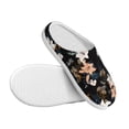 thumbnail image 3 of Lsque Lilies Flowers Pattern Womens Comfort Cotton on Scuff With Memory Foam and Anti-skid Sole Slipper-37/38, 3 of 7