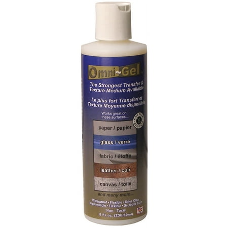 UPC: 0081093122084 | Mona Lisa Omni-Gel Transfer & Texture Medium 8 oz.