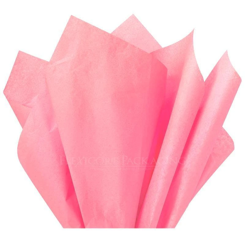 Light Pink Tissue Paper 15"X20" 100 Sheets Decorative Eco-Friendly Crafts New