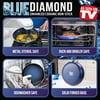 Blue Diamond Cookware Set, 6 Piece, Blue