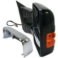 thumbnail image 2 of MIRROR Compatible For 2011-2016 Ford F-250 Super Duty F-350 Right Passenger Towing Heated Power Glass Folding In-housing Signal Light With memory 1 Chrome and Paintable Cap, 2 of 5