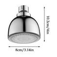 thumbnail image 3 of Binwennn 8ft Shower Hose with Head LED Shower Head Shower Head With Light 7 Color Flash Light Automatically Changing LED Fixed Showerhead, 3 of 8