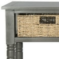 thumbnail image 7 of SAFAVIEH Winifred Wicker Console Table With Storage Grey, 7 of 7