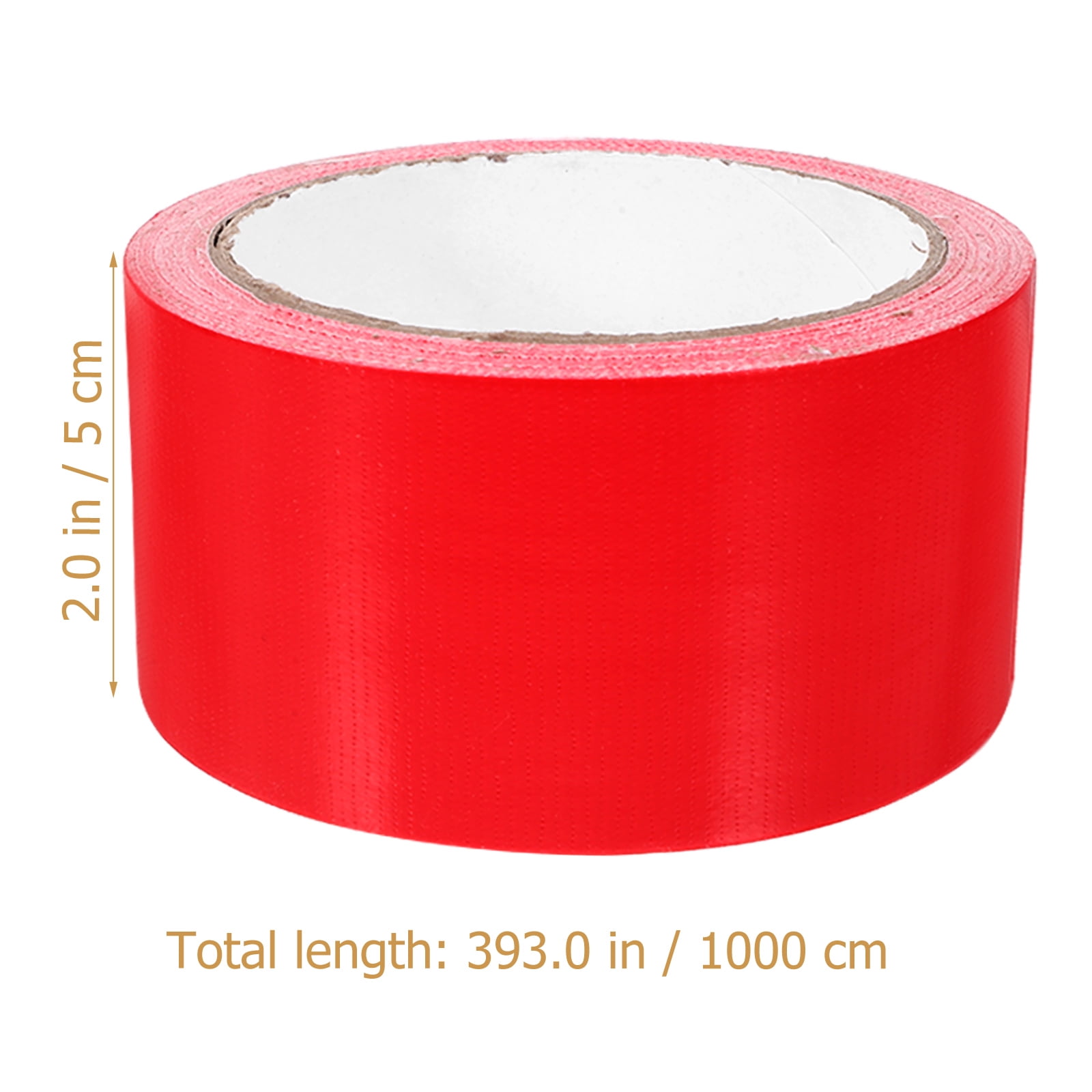 HOMEMAXS 5 Rolls Blank Rosette Ribbon Boxes Colored Duct Tape 1000.00X5.00X0.01CM