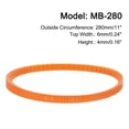 thumbnail image 2 of 4 Packs Sewing Machine Belts MB-280 Motor Drive V Belt, 280mm / 11" Outside Circumference, 2 of 5