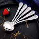 thumbnail image 1 of Juego de 5 cucharas de té, cuchara de postre de acero inoxidable para café expreso para hacer té, café, pastel Zefei Wu 9024735041573, 1 of 5