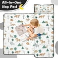 thumbnail image 4 of White Christmas Forest Animal Pattern Toddler Nap Mats for Kids Preschool,50"x20" Sleeping Mat Bag or Kids,Toddler Sleeping Bag,Toddler Nap Mat or Daycare, 4 of 6