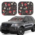 thumbnail image 1 of Vsdgher Fly Agaric and Flowers Print Car Windshield Sun Shade, Reflective Sunshade Window Sunshade Sun Visor Protector Fit for Cars,Trucks,SUVs-Medium, 1 of 6