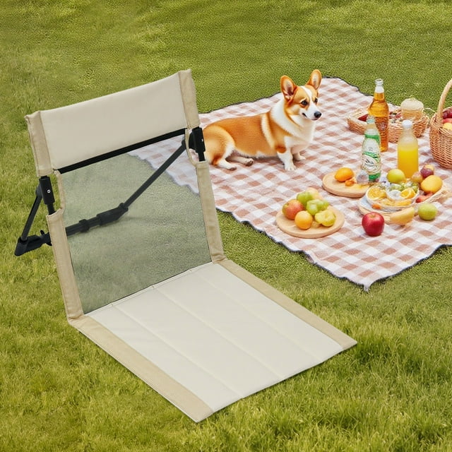 Chaise Pliante Portable Compacte et Légère pour Camping, Randonnée, Pique-Nique, Plage, Voyage, Détente en Plein Air