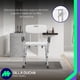 thumbnail image 2 of MEDICAL STORE Silla Banco para Ducha y Tina con Brazos Desmontables y Respaldo (Soporta hasta 110 Kgs de Peso Silla Antideslizante para Baño Adulto Mayor, 2 of 9