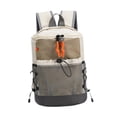 thumbnail image 3 of Mochila de senderismo y camping, cómoda con correas ajustables y portátil. Caqui, 3 of 7