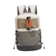 thumbnail image 3 of Mochila de senderismo y camping, cómoda con correas ajustables y portátil. Caqui, 3 of 7