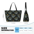 thumbnail image 4 of Xecao Faces Of The Cat for versatile beach bag for women includes zipper pockets and waterproof material, ideal for vacations and adventures., 4 of 7