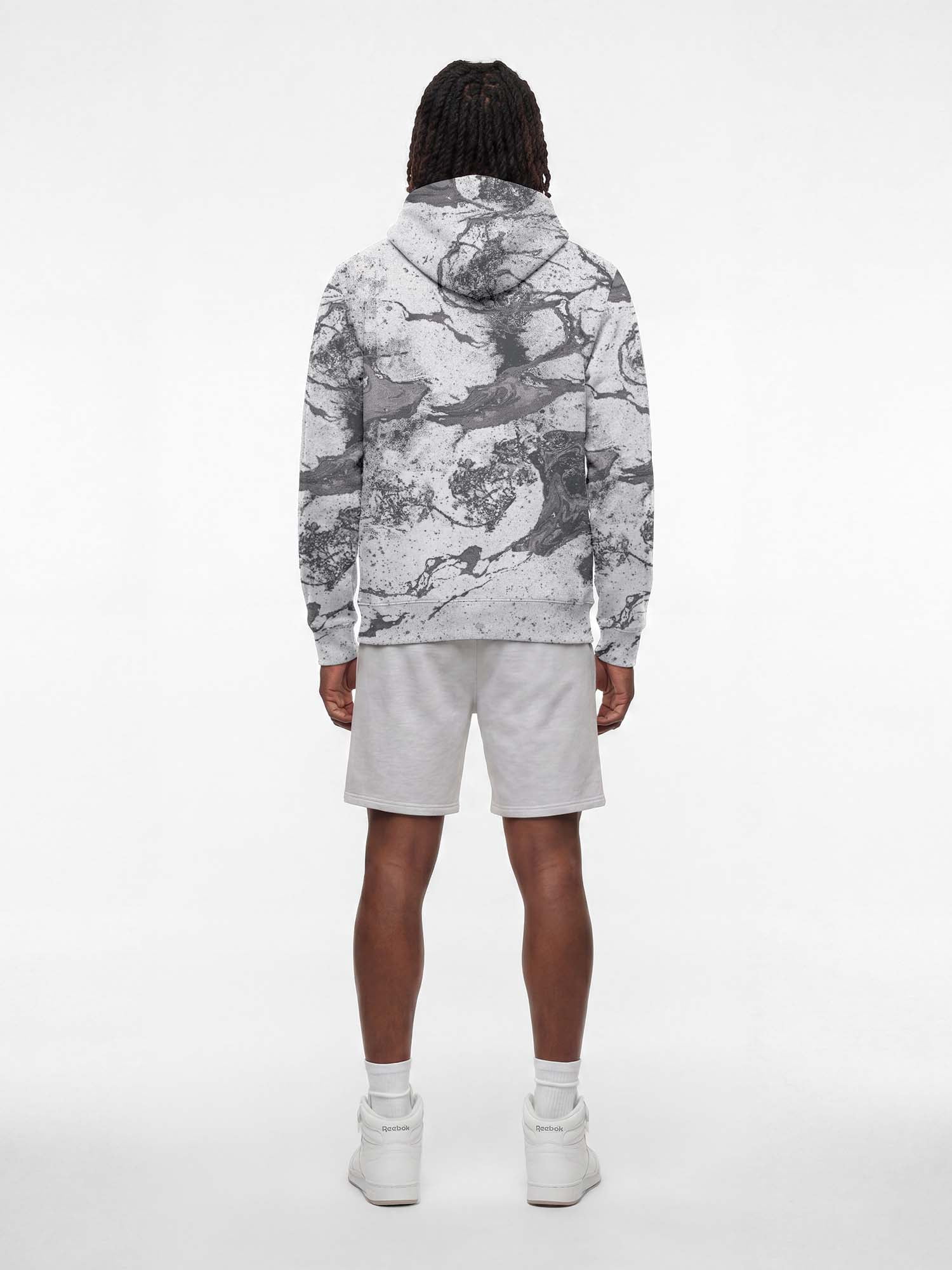 Alabama A&M Bulldogs Reebok Mens All Over Print Hooded Sweatshirt