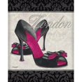 thumbnail image 3 of Williams, Todd 12x14 Black Modern Framed Museum Art Print Titled - Pink Shoes I, 3 of 5