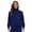 Navy Blue, variant on NiaaHinn Scrub Jackets for Women - Long-Sleeve Stand-Up Collar Zipper Uniform, Medical Scrub Jacket for Nurses and Doctors, 7 Colors