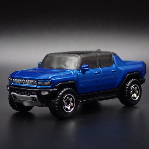 Open Box 2022-2025 HUMMER EV ELECTRIC PICKUP TRUCK BLUE 1:64 SCALE DIECAST MODEL CAR