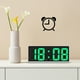 thumbnail image 1 of Reloj despertador digital Simples LED con pantalla digital grande, reloj despertador de moda, totalmente funcional, para escritorio, mesita de noche, estudio, cocina, reloj con marco blanco. Reloj des, 1 of 7