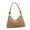 Dark brown, variant on Trendy Summer Straw Bag For Women and Girls Large Capacity Beach Handbag Travel Shoulder Bags Vacation Crossbody Purse