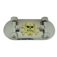 thumbnail image 1 of Skate Boarders Skateboard Belt Buckle Skateboarding Skull Crossbones Bling Gold, 1 of 2