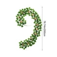 thumbnail image 3 of Ratán artificial de imitación de plástico C, decoración para el hogar, planta artificial de ratán, decoración para la mesa del comedor, ratán sintético para bodas, hojas verdes colgantes, pequeñas ros, 3 of 6