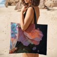 thumbnail image 5 of Crystal Butterfly Hibiscus Flowers Leaves Dew Picnic Blanket Waterproof Outdoor Beach Blanket Hand-held Pad Suitable for Travel, Camping, Beach, Family Gatherings, 5 of 8
