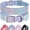 A-Blue, variant on 1Pack Beirui Bling Rhinestone Dog Collar with Studded Diamonds for Small Medium Dogs Cats,Cute Bedazzled PU Leather Dog Collar with Sparkling Crystals for Girl Boy Puppies