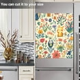 thumbnail image 3 of Yayeee Magnetic Dishwasher Cover for The Front Decoration Home Kitchen Machine Sticker Protector, Floral Animals, 3 of 6
