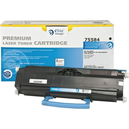 Remanufactured Elite Image Toner Cartridge - Alternative for Dell (310-8707) Laser - 6000 Pages - Black - 1 Each