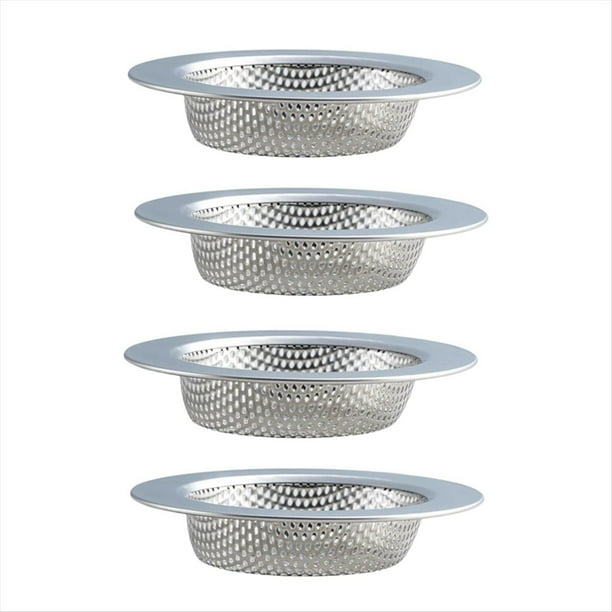 Colador de de Acero Inoxidable de 4,5 Pulgadas, Cesta de Drenaje para de Acero Inoxidable, Juego de 4 Piezas para Cesta de Drenaje para de Cocina