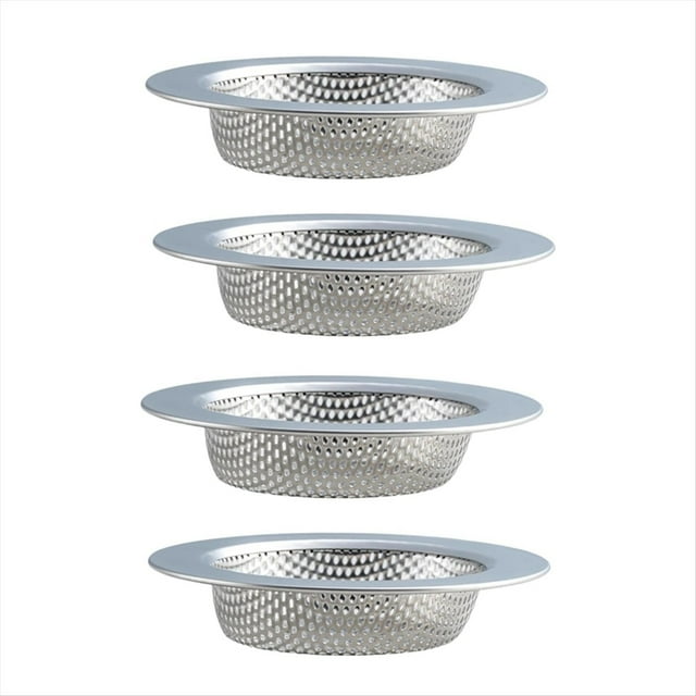 Colador de de Acero Inoxidable de 4,5 Pulgadas, Cesta de Drenaje para de Acero Inoxidable, Juego de 4 Piezas para Cesta de Drenaje para de Cocina