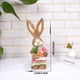 thumbnail image 2 of Decoraciones de Pascua, adornos de Pascua, regalos de Pascua, simulación de Pascua, conejito, decoración de jardín, conejito creativo de paja, el conejito, 2 of 3