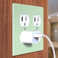 thumbnail image 3 of WIRESTER 2-Gang Duplex Outlet Wall Plate/Switch Plate Cover, Solid Mint Green, 3 of 6