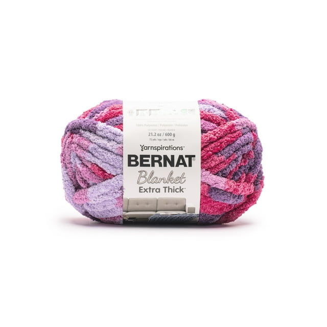 Bernat® Blanket Extra Thick™ #7 Jumbo Polyester Yarn, Grapevine 21.2oz/600g 72 Yards